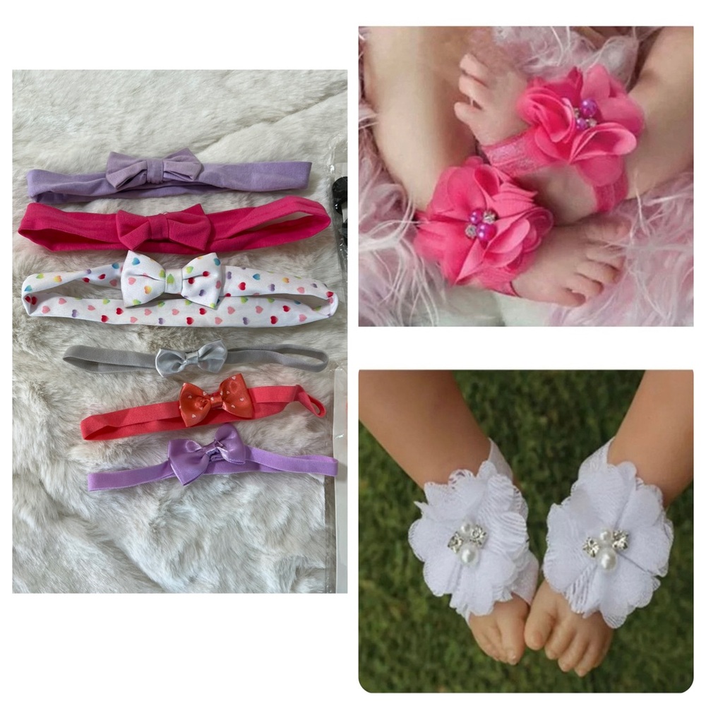 Baby Girl Fashion Accessories & Barefoot Sandals